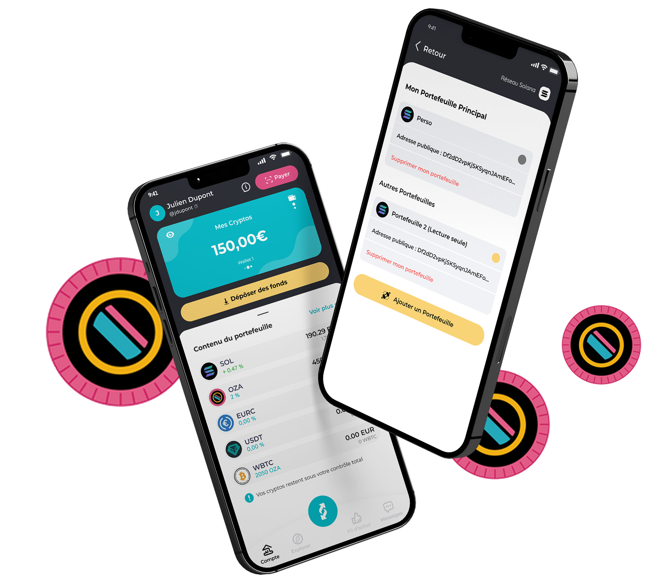 Application Ozapay sur téléphones