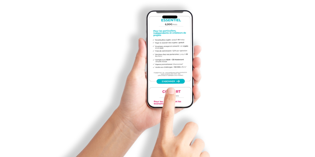 Bannière Tarifs Ozapay